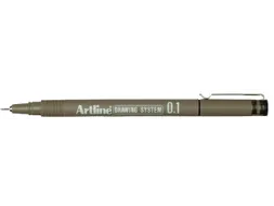 Fineliner Artline technisch 0.1mm zwart