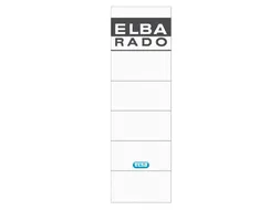 Rugetiket Elba breed 59x190mm zelfklevend wit/grijs 10 stuks