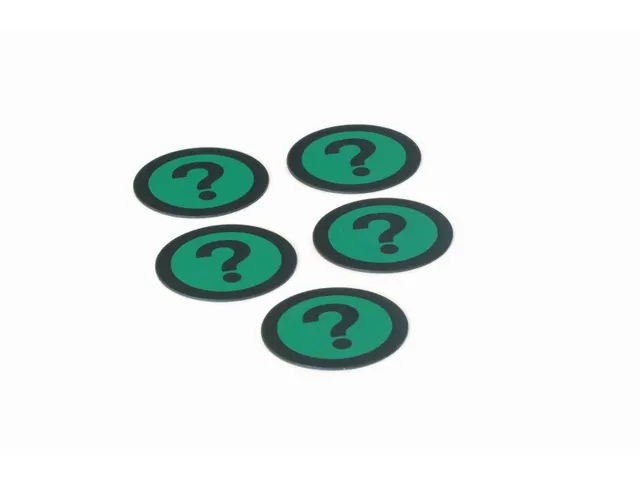 Impressiemagneetfolie Vraagteken Groen Ø50mm x 0,85mm