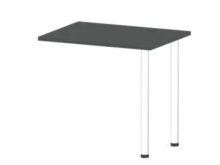 aanbouwtafel,i.h.v.,HxBxD 720-840x800x600mm,MS-donkergrijs - 1