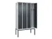 locker voor scheiding van kleding,HxBxD 2120x1200x500mm,4vak