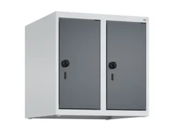 opzetkast,v. locker,2vak.,vak B 250mm,HxBxD 500x500x500mm,vleugeldeur