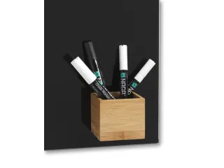 Opbergbox Naga bamboo 6x6x6cm magnetisch super sterk - 2