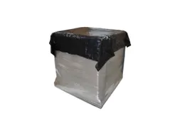 LDPE pallet afdekfolie 30µm zwart 1400x180 mm Rol 250 Stuks