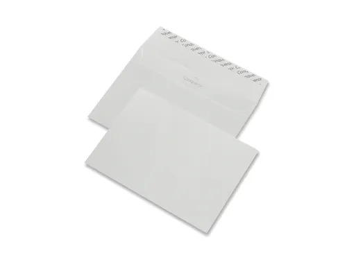 Conqueror Vergé Envelop Strip C5 162x229mm Brilliant Wit 250 Stuks