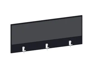 baliepaneel v. bureau aanbouw achter CC-zwart BN8010-antraciet 1200mm - 1