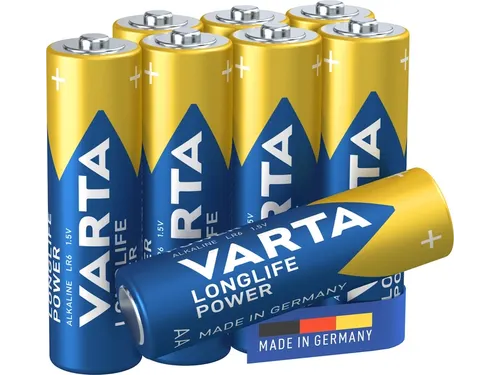 Batterij VARTA Longlife Power 8x AA