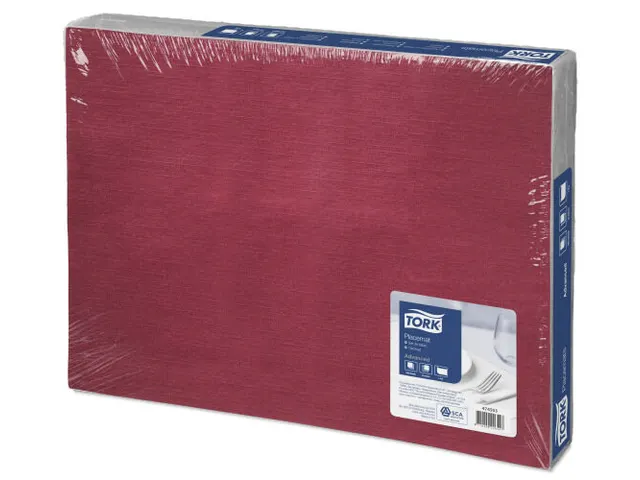Tork 474542 Placemat Bordeaux Advanced 1-laags decor 42x30cm