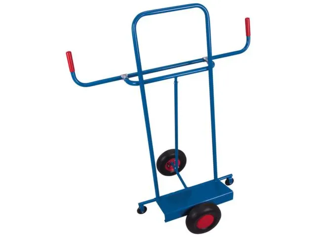 Platenkar 250kg Schop Bxd 500x200mm Hxb 1435x1260mm Luchtbanden
