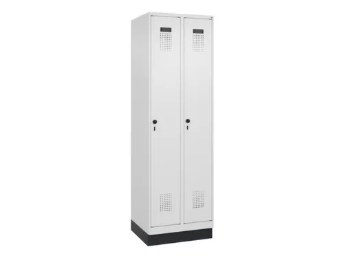 locker voor scheiding van kleding,HxBxD 1950x600x500mm,2vak