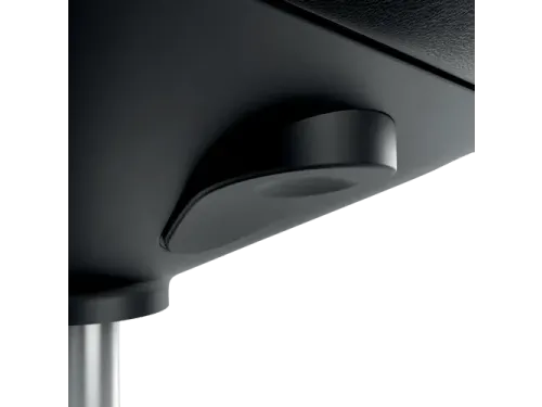 Zitkruk Leitz Ergo met wieltjes en comfortzitting 600x460x600mm zwart