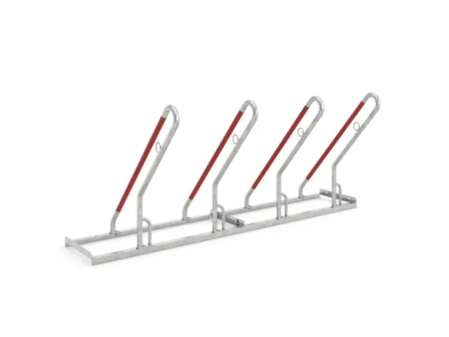 fietsenrek,L 1000mm,4instelplaatsen,gebruik eenzijdig