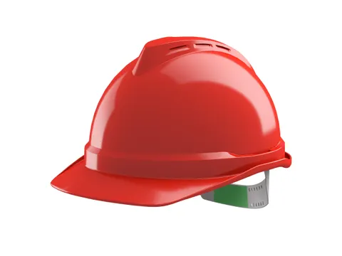 MSA V-Gard 500 ongeventileerde veiligheidshelm met Push-Key binnenwerk