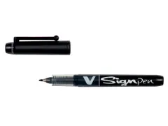 Fineliner Pilot V-Sign Pen Medium Punt Zwart