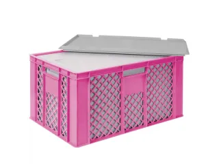 Euronorm-stapelbak,m. isoleerbox,HxLxB 320x600x400mm,63/35l,HDPE - 2