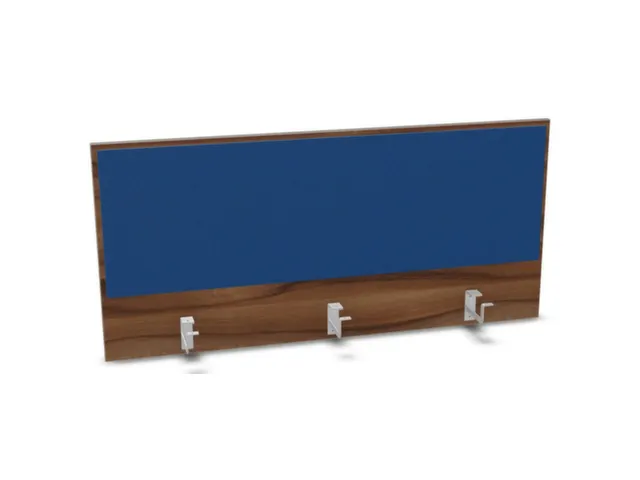 opzetpaneel bureau aanbouw achter NP-tiepolo nut BN6016-blauw 1200mm