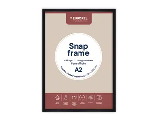 Kliklijst Europel A2 25mm mat zwart - 2