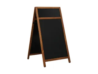 Europel Krijtstoepbord met Topbord 660 x 1280 mm Natural - 3