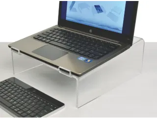 Acryl Laptopstandaard Transparant voor Laptops tot 17 Inch - 8