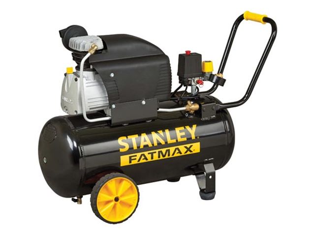 Stanley Fatmax Professionele Compressor Oliegesmeerd Horizontaal 50 Liter 2 Pk 8 bar |