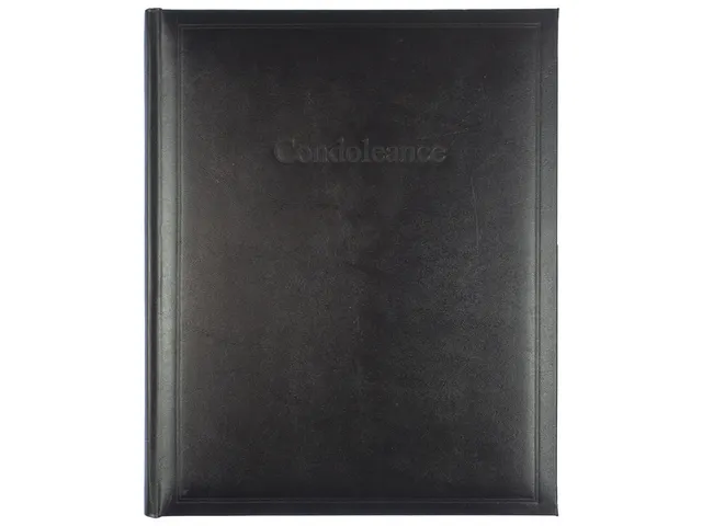Album De Condoléance Kangaro 260x210mm Noir Nl