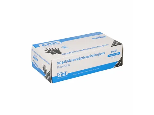 Soft Nitril Handschoenen Poedervrij Maat M Zwart 10x100 Stuks