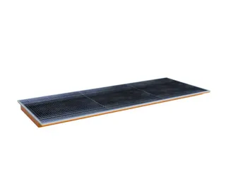 ophangbak,opvangvol. 200l,HxBxD 110x3250x1265/915mm,m. PE-element - 1