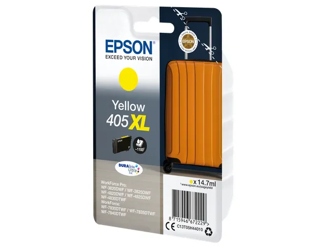 Singlepack Yellow 405XL DURABrite Ultra Ink