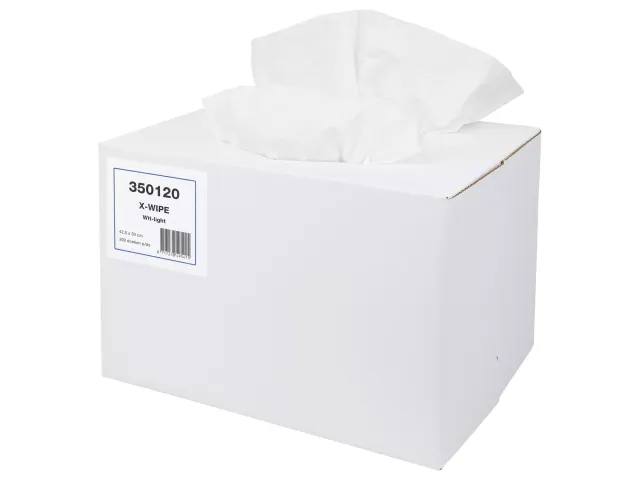 X-Wipe light 350120 nonwovendoek intergevouwen 30x42.5cm