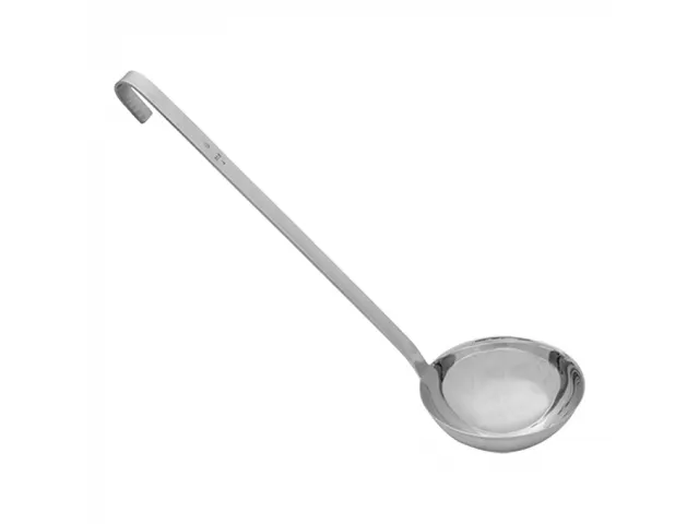 Emga Opscheplepel RVS 12cm met ophanghaak 36,5cm