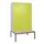 PBM-locker met bank,HxBxD 2120x1200x815mm,4vak,vak B 300mm,cil.-slot