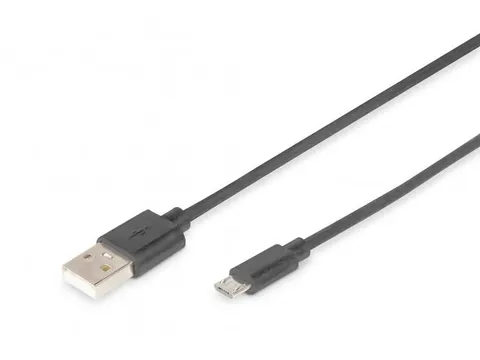 USB-aansluitkabel A - micro B mannelijk/mannelijk 1,8m 2.0 compatibel