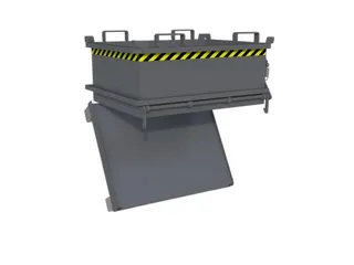 mini-bodemklepcontainer,HxLxB 625x800x1000mm,0,24m³,inrijbeugel,staal - 3