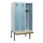 locker met bank,HxBxD 1950x900x815mm,3vak,vak B 300mm,cilinderslot
