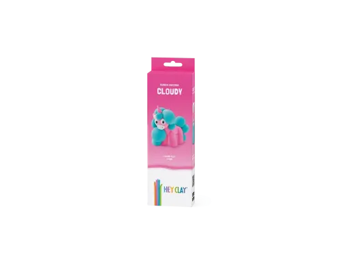 Hey Clay Klei set Rainbow Unicorns Cloudy Eenhoorn 3 delen