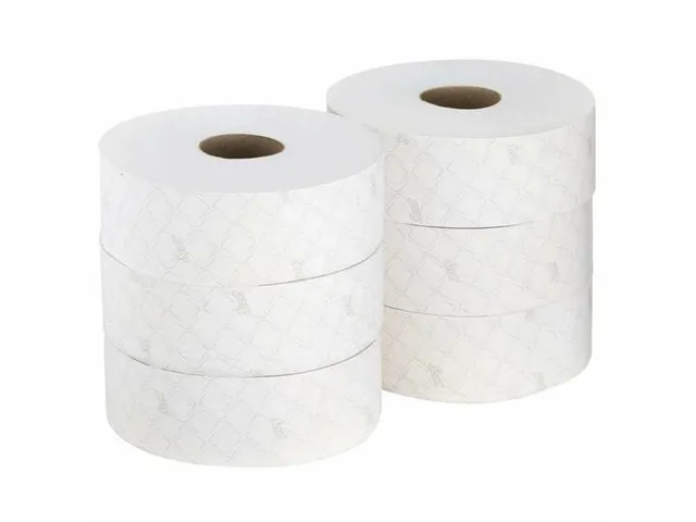 Scott Essential toiletpapier jumbo 2-laags Wit 6 rollen