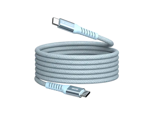 S+C Magnetische Usb-C Kabel Blauw 60W 31852 480Mbps 1.20m