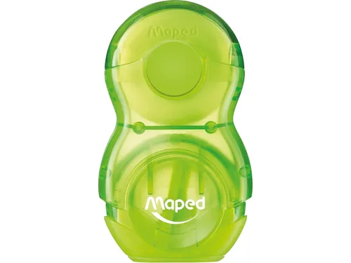 Puntenslijper Maped Loopy 1 gaats met gum display á 24 stuks assorti