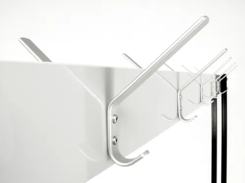 garderoberek,verrijdbaar,HxD 1800x600mm,4zwenkwielen,staal/alu,1000 mm