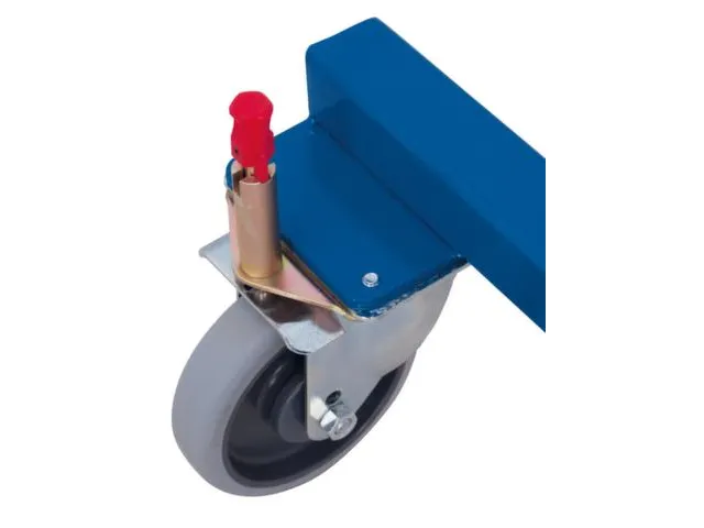 Draagarmwagen 400kg Dubbelzijdig 3 Staanders 24 Liggers Ral5010