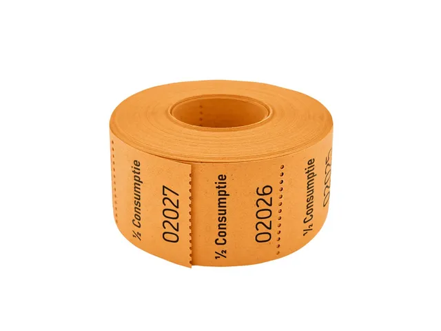 Consumptiebon Combicraft 1/2 500 stuks oranje