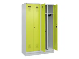 locker voor scheiding van kleding,HxBxD 1950x1200x500mm,4vak