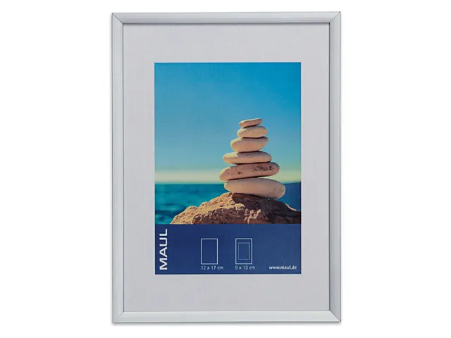 Fotolijst MAUL design 13x18cm aluminium frame zilver