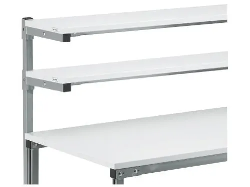 ESD-legbord voor montagetafel B 1200mm HxD 25x310mm hout lichtgrijs