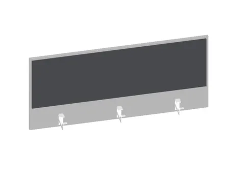 baliepaneel bureau aanbouw achter MP-lichtgrijs antraciet 1200mm