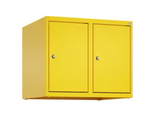 opzetkast,v. locker,2vak.,vak B 300mm,HxBxD 500x600x500mm,cilinderslot - 2