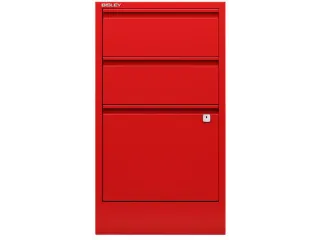 hangmappenkast HxBxD 672x413x400mm 2laden 1hangmappenframe rood - 1