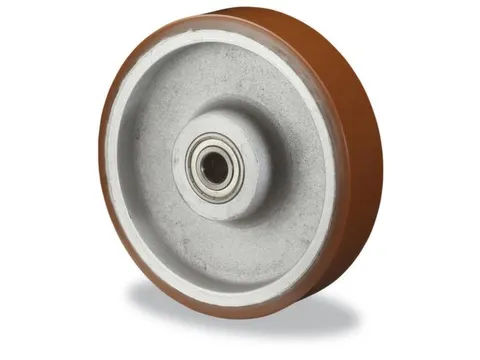 Wiel Velg Gietijzer Pu-Band Øxb 125X50Mm Draagverm. 550Kg