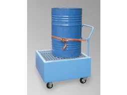 Opvangbak 1x 200l Opvangvol. 220l Staal 525x 800x 860mm Verrijdbaar