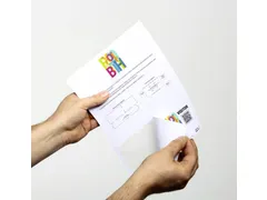 Badge Durable bezoekers 86x97mm